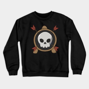 Archery crew Jolly Roger (no caption) Crewneck Sweatshirt